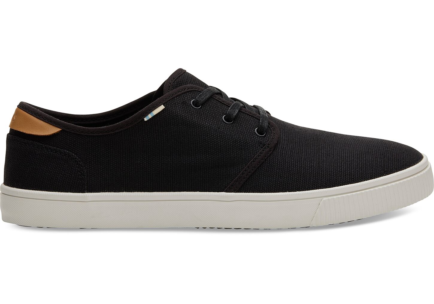 Toms Topanga Heritage Canvas Carlo - Mens Sneakers - Black - NZ - 543179NPC